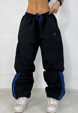 Vintage 90s Adidas Joggers Baggy Tracksuit Bottoms Y2k