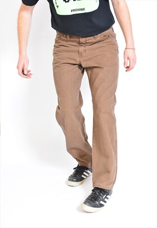 VINTAGE BROWN DICKIE'S WORKWEAR TROUSERS