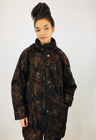 VINTAGE 80S PAISLEY COAT