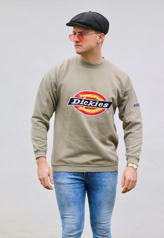 DICKIES USA 90S VINTAGE FLAGSHIP LOGO SWEATSHIRT