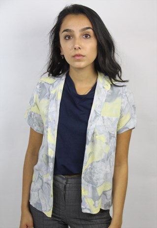 VINTAGE CUTE 90'S PATTERNED SHIRT