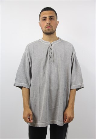 VINTAGE 90'S LEVI'S GREY RIBBED T-SHIRT