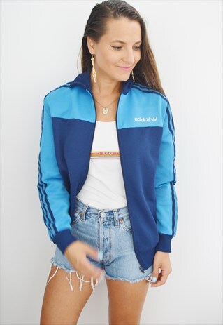 80'S ADIDAS TREFOIL VINTAGE TRACK JACKET