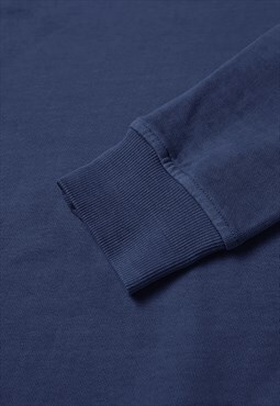 54 Floral Essential Blank Pullover Hoody - Navy Blue 