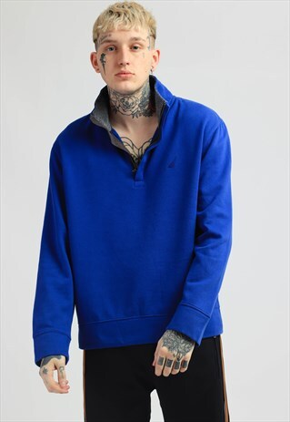 VINTAGE NAUTICA 1/4 ZIP SWEATSHIRT