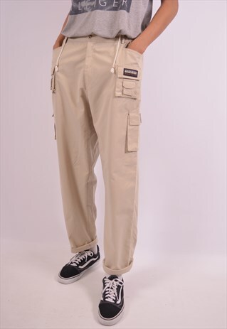 VINTAGE NAPAPIJRI CARGO TROUSERS BEIGE