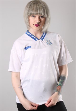 VINTAGE PUMA 90'S FOOTBALL SHIRT SMALL