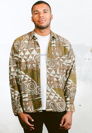 VINTAGE 70S PATTERN SHIRT