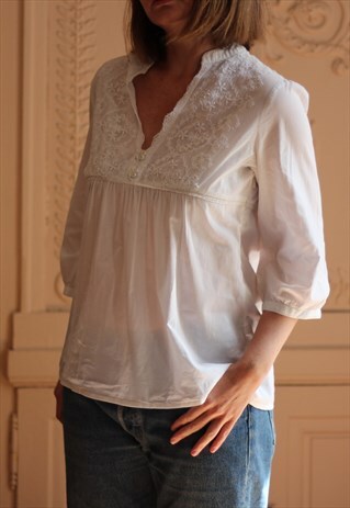 EMPIRE WAIST BLOUSE
