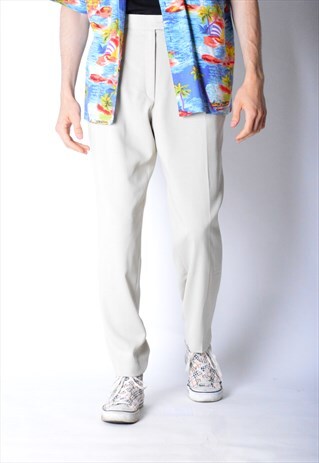 VINTAGE 90S UNISEX BEIGE GREEN PANTS