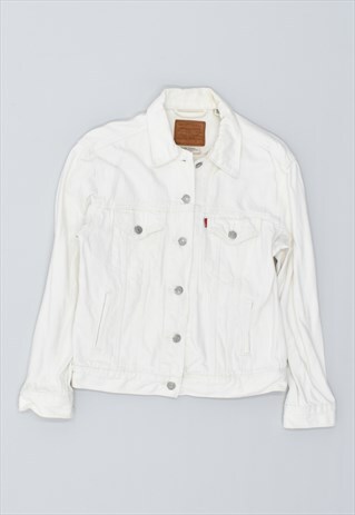 VINTAGE 90'S LEVI'S DENIM JACKET WHITE