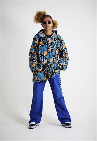 VINTAGE CUCCINI TURBO PRINTED WINDBREAKER JACKET