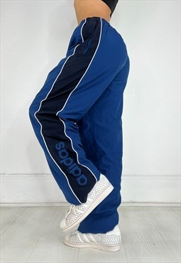 Vintage Y2k Adidas Joggers Baggy Tracksuit Bottoms 90s 