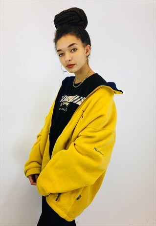 VINTAGE MUSTARD TRESPASS FLEECE COAT