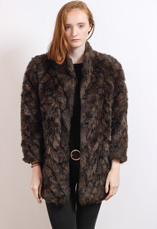 VINTAGE FAUX FUR JACKET