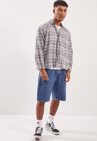 VINTAGE PATTERNED FESTIVAL SHIRT
