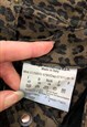 FENDI MOM JEANS TROUSERS BROWN LEOPARD PRINT FF ZUCCA