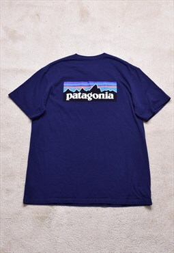 Patagonia Responsibilitee Navy Print T Shirt
