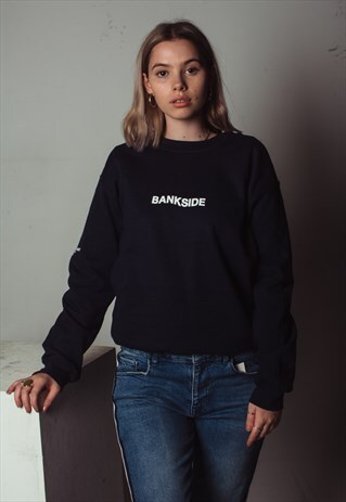 NAVY BANKSIDE SWEATSHIRT