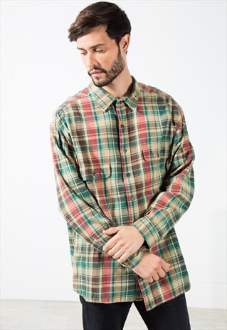 VINTAGE POLO RALPH LAUREN SHIRT / S4874