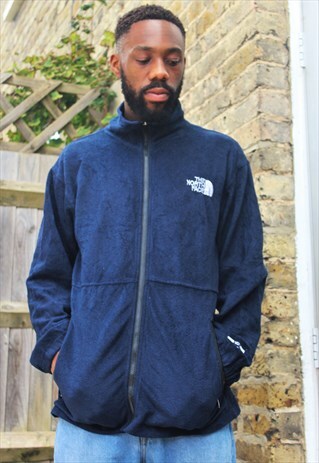 VINTAGE 90'S THE NORTH FACE BLUE FLEECE
