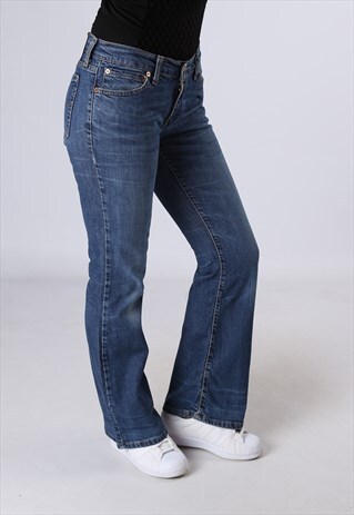 LEVIS 529 DENIM BOOTCUT FLARE FLARED JEANS UK 10 (BB2J)