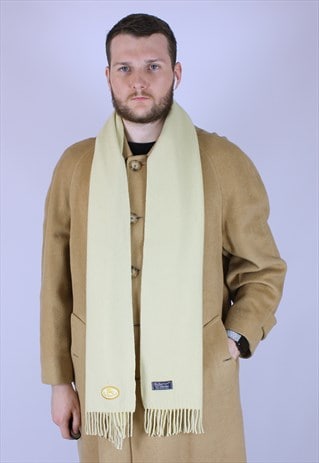 VINTAGE BURBERRY SCARF LEMON LIGHT YELLOW