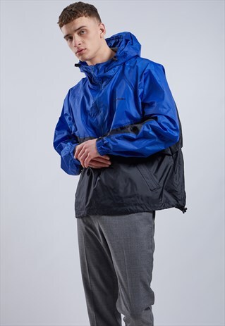 VINTAGE 1/4 ZIP WINDBREAKER JACKET
