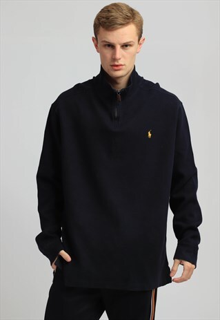 VINTAGE POLO RALPH LAUREN 1/4 ZIP SWEATSHIRT