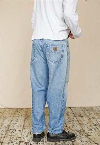 Vintage Carhartt Jeans Men's Mid Blue