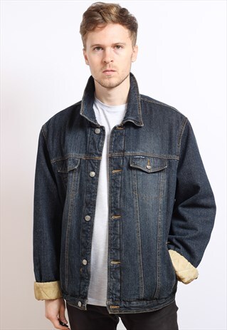 VINTAGE BLANKET LINED DENIM JACKET