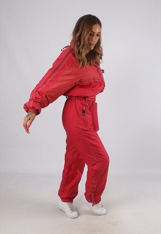 VINTAGE FULL SKI SUIT SNOW SPORTS 90'S UK 12 MEDIUM (HBD)