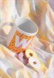 COLOURFUL ALPHABET LETTER W MUG 