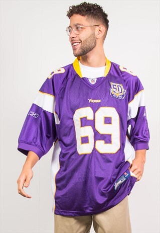 MINNESOTA VIKINGS NFL JERSEY AMERICAN FOOTBALL SHIRT