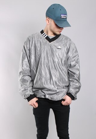 VINTAGE ADIDAS REVERSIBLE WINDBREAKER SWEATSHIRT