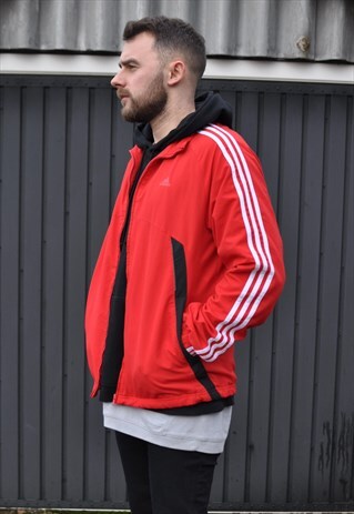 VINTAGE 90'S ADIDAS WINDBREAKER TRACK JACKET