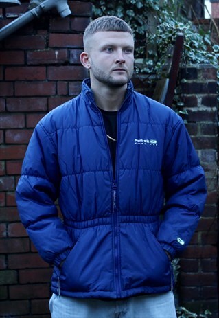 VINTAGE REEBOK LIFESTYLE PUFFER JACKET MEDIUM
