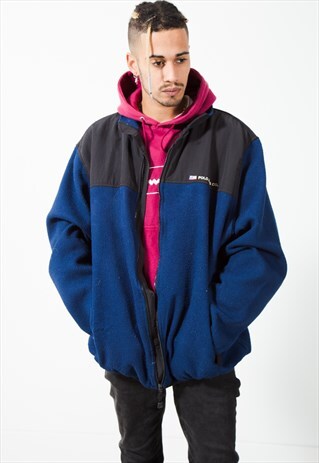 VINTAGE 80S RALPH LAUREN FLEECE JACKET / S3936