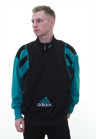 VINTAGE ADIDAS EQUIPMENT 1/4 ZIP