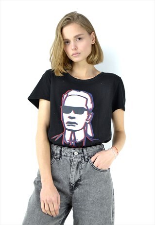 KARL LAGERFELD FOR H&M TEE T SHIRT