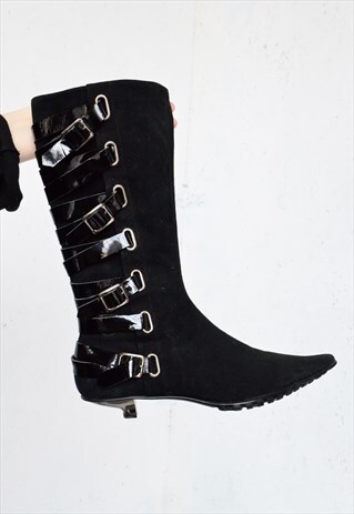 BLACK VINTAGE BOOTS