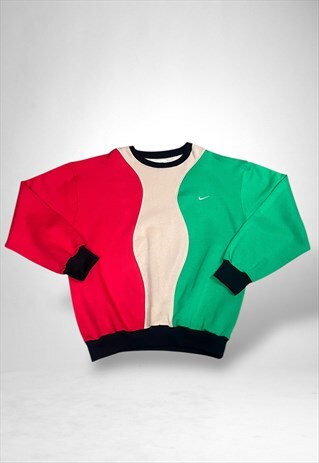 Reworked Nike Embroidered Sweatshirt