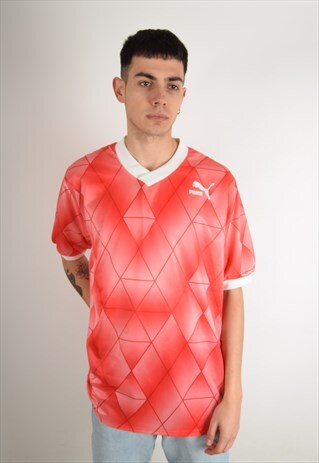 VINTAGE PUMA FOOTBALL SHIRT / JERSEY MADE IN W-GERMANY 2776
