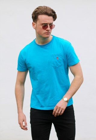 RALPH LAUREN POLO USA TEAL BLUE T SHIRT