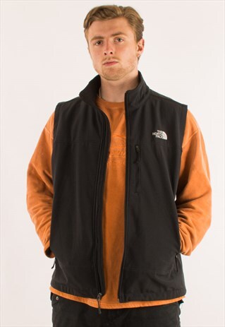 BLACK THE NORTH FACE SOFTSHELL JACKET COAT