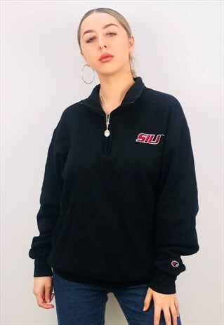VINTAGE 3/4 ZIP UP CHAMPION PULLOVER