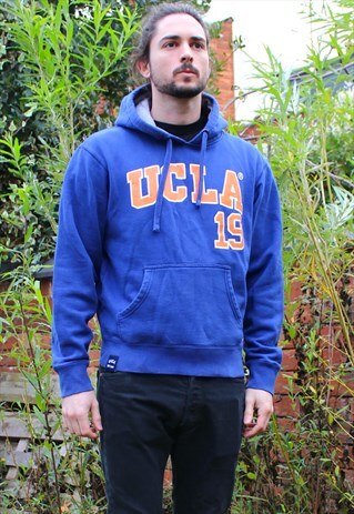 RETRO USA UNIVERSITY OF CALIFORNIA HOODIE MEDIUM - UCLA