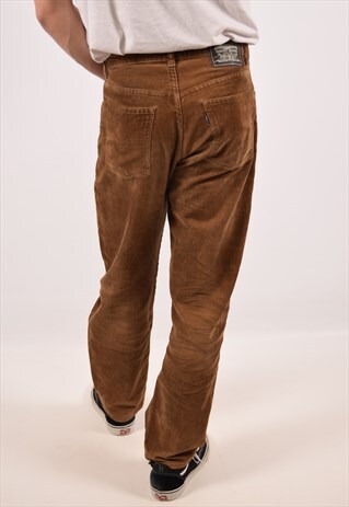 VINTAGE LEVI'S CORDUROY TROUSERS BROWN