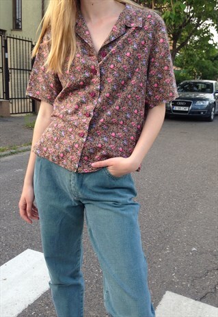 90S FLOWER SHIRT