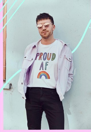 PROUD AF PRIDE T SHIRT
